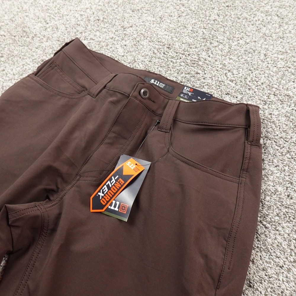 NEW 5.11 Tactical Pants Mens 32X30 Brown Defender Flex Slim Work Outdoor Stretch
